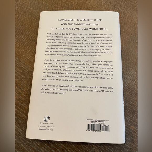 The Magnolia Story Chip and Joanna Gaines hardcover - Picture 3 of 4